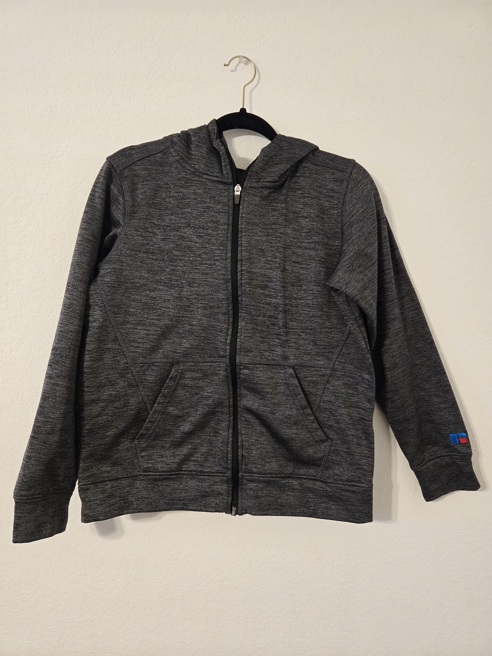 Hooded Full-Zip Jacket - Dark Heather Gray